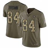 Nike Raiders 84 Antonio Brown Olive Camo Salute to Service Limited Jersey Dzhi,baseball caps,new era cap wholesale,wholesale hats